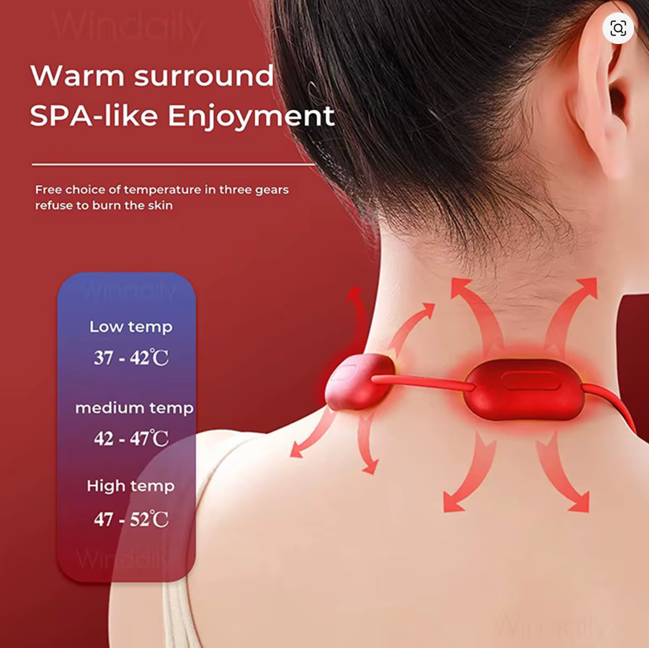 Portable Hanging Neck Massager
